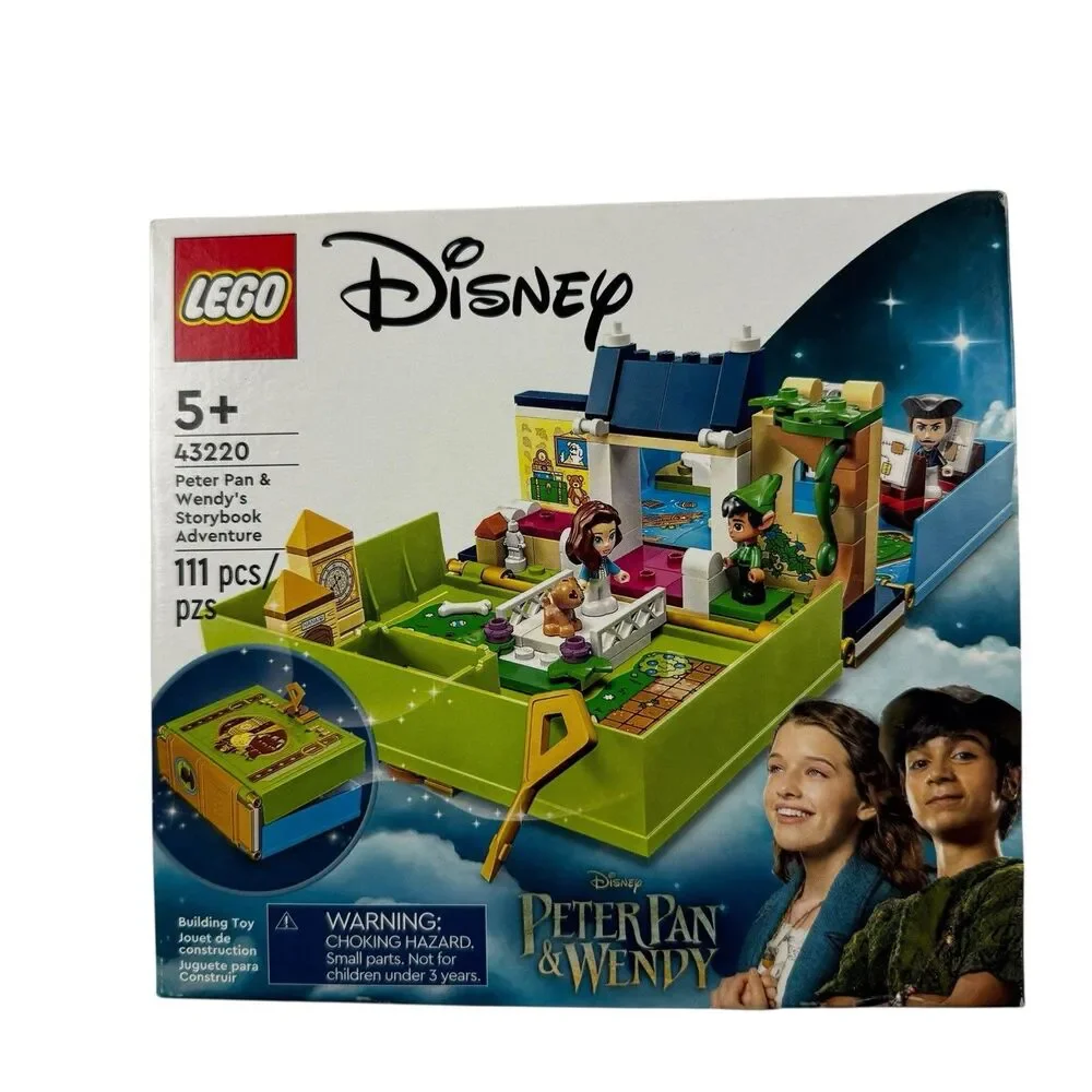 NEW 3 Sets 43220 Lego Disney Peter Pan Wendy Cat Playground Adventure 42612 Lot